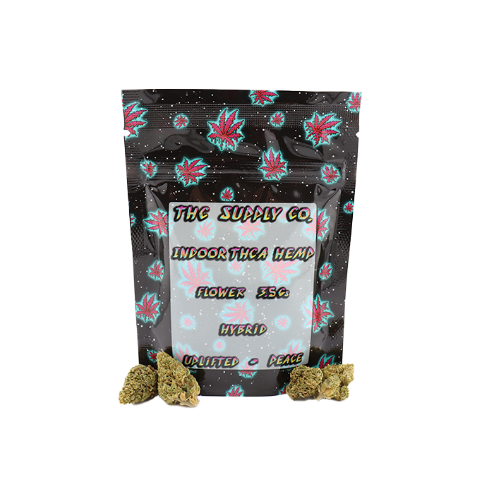 THCSC Indoor THCA Hemp Flower 3.5g / Hybrid LA Kush Cake